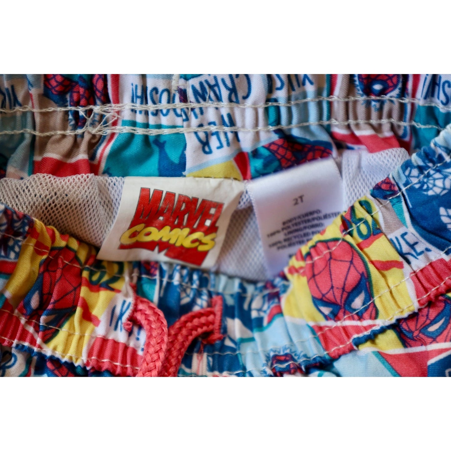 Marvel Comics "Spidey" Swim Trunks - Sz 2/3T