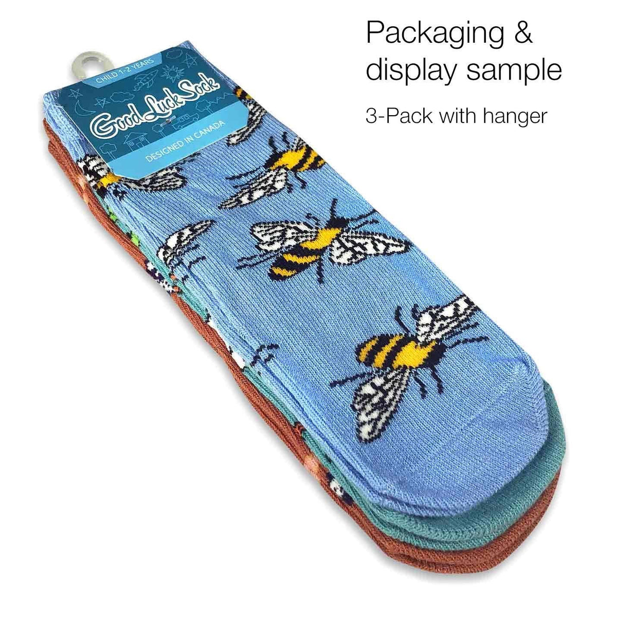 Giraffe, Leopard and Tiger Prints Kids Socks / 3-Pack