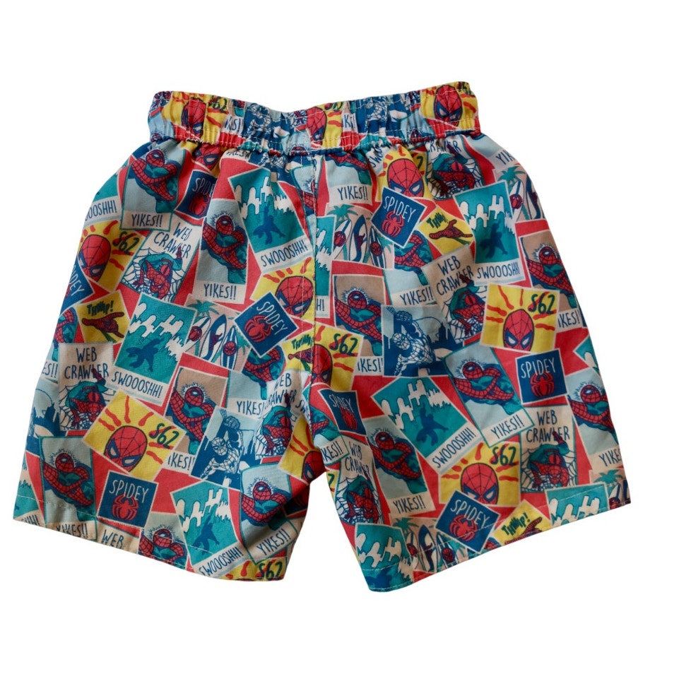 Marvel Comics "Spidey" Swim Trunks - Sz 2/3T