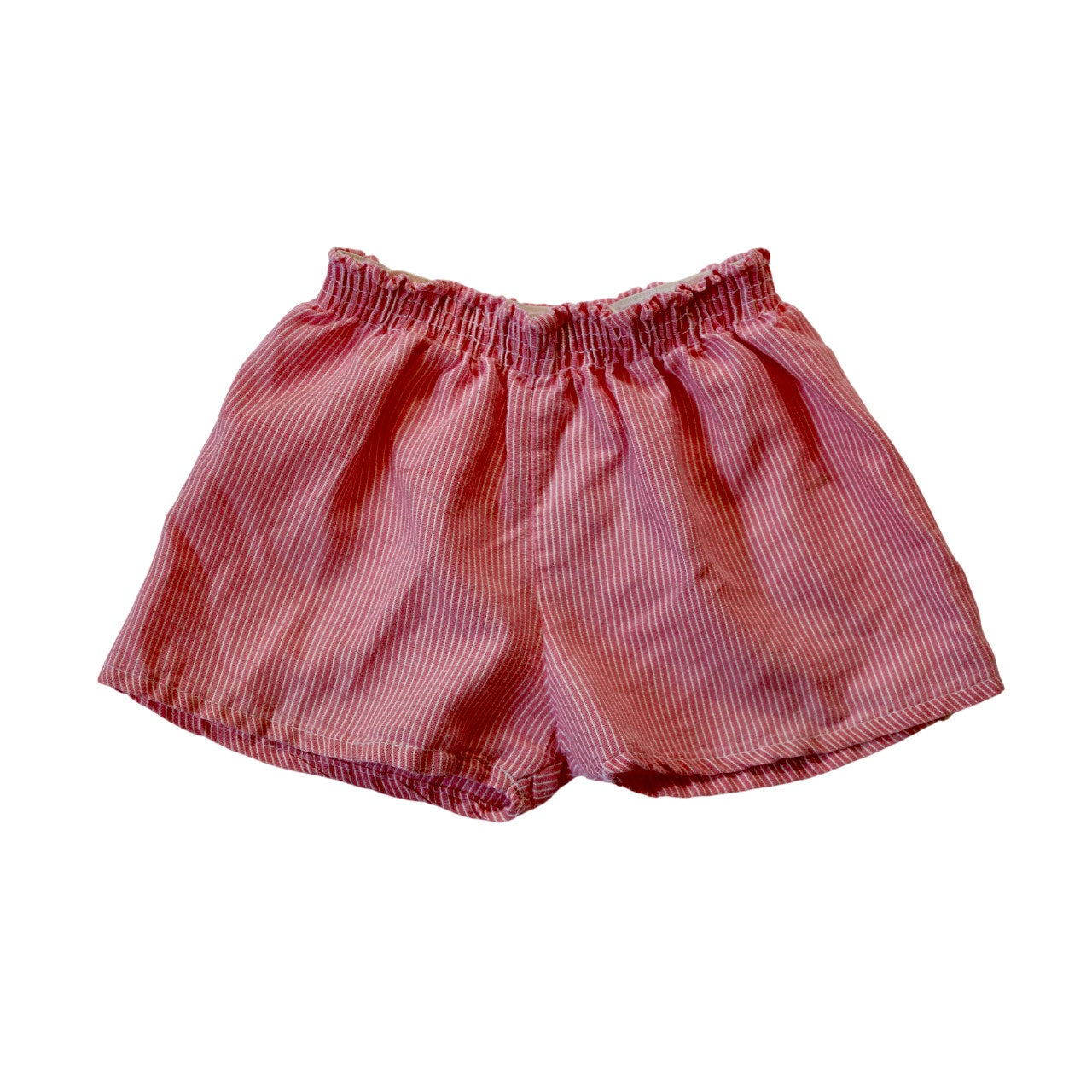 Vintage Pink & White Pin Stripe Shorts - Sz 2/3T