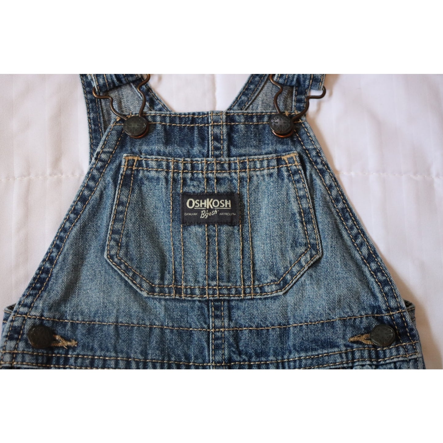 Vintage OshKosh B'gosh Denim Overalls - 12m