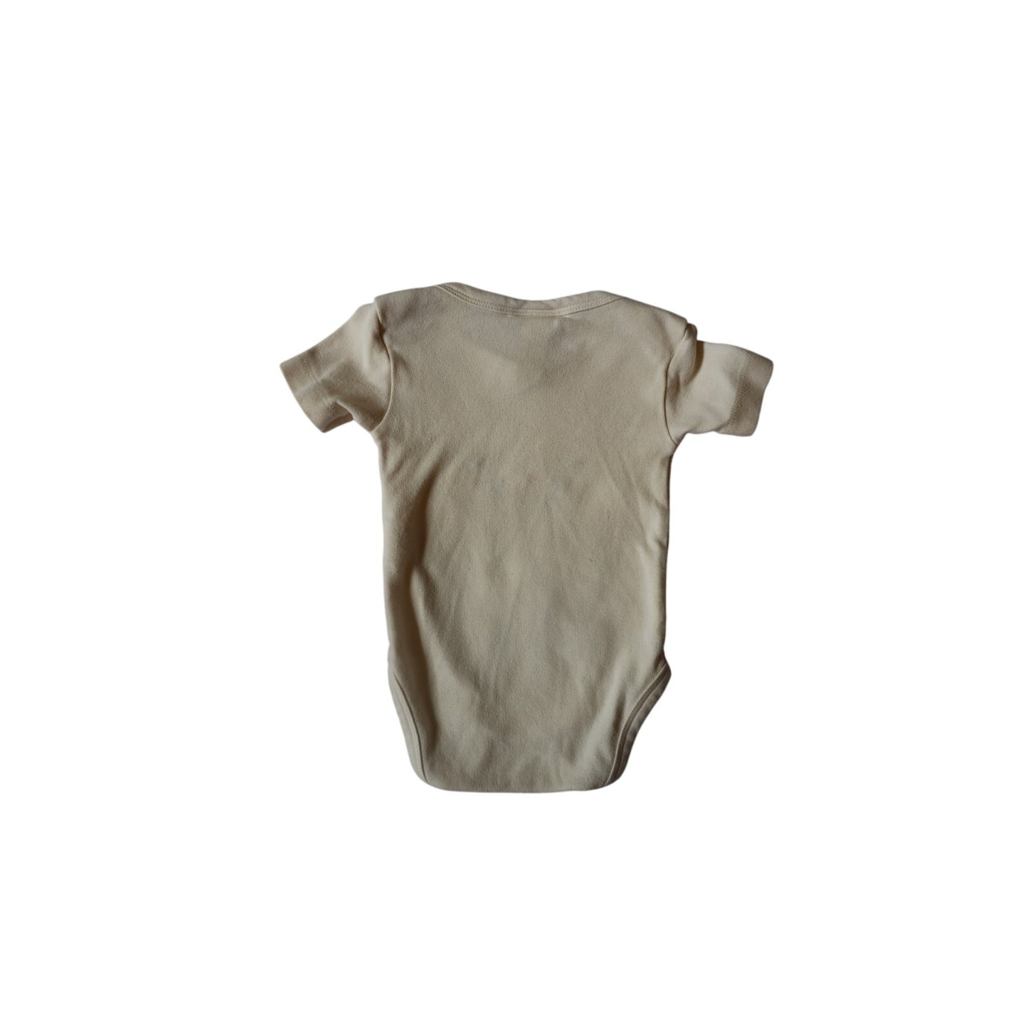 Organic Cotton Bunny Onesie - 3-6m