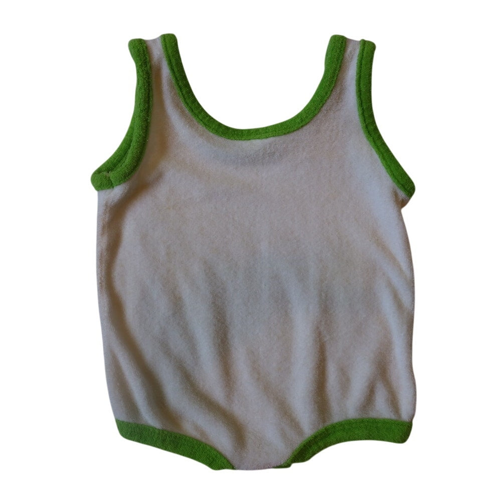 Vintage Terrycloth "Nice Try" Onesie - 18-24m