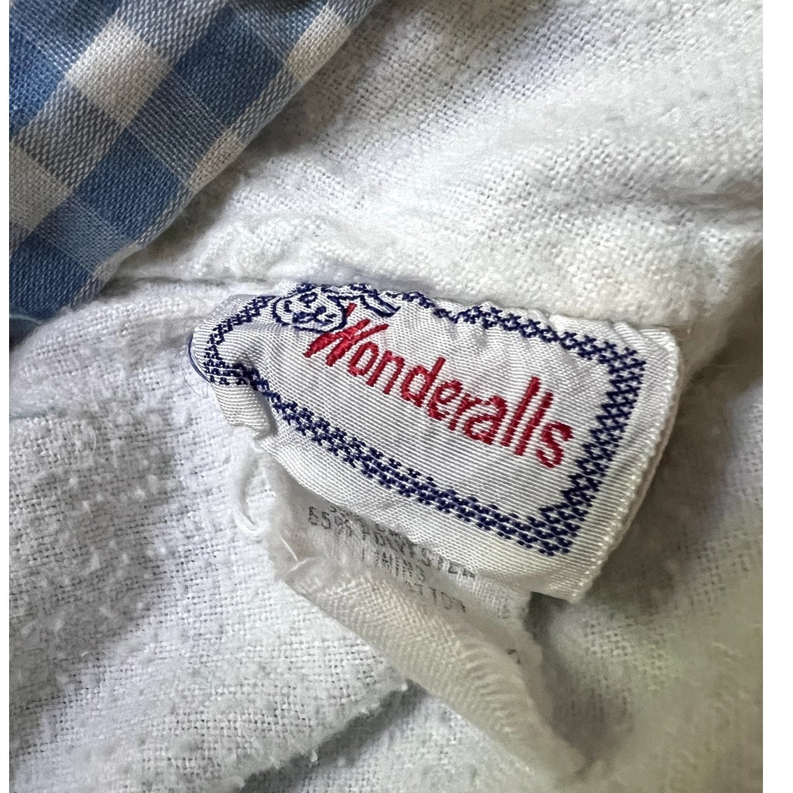 Vintage Wonderalls Gingham Sailboat Jacket - 12m