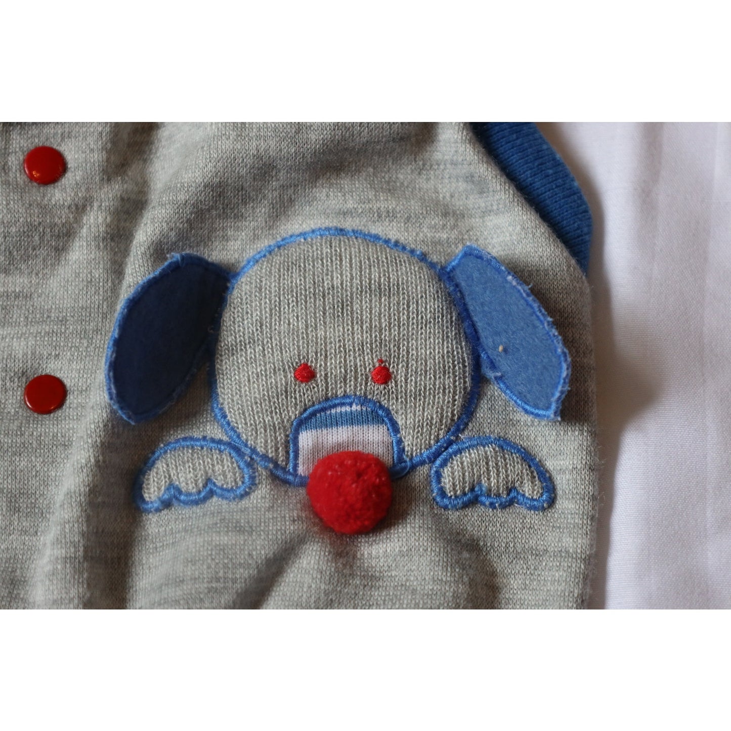 Vintage Puppy Dog Vest - 3-6m