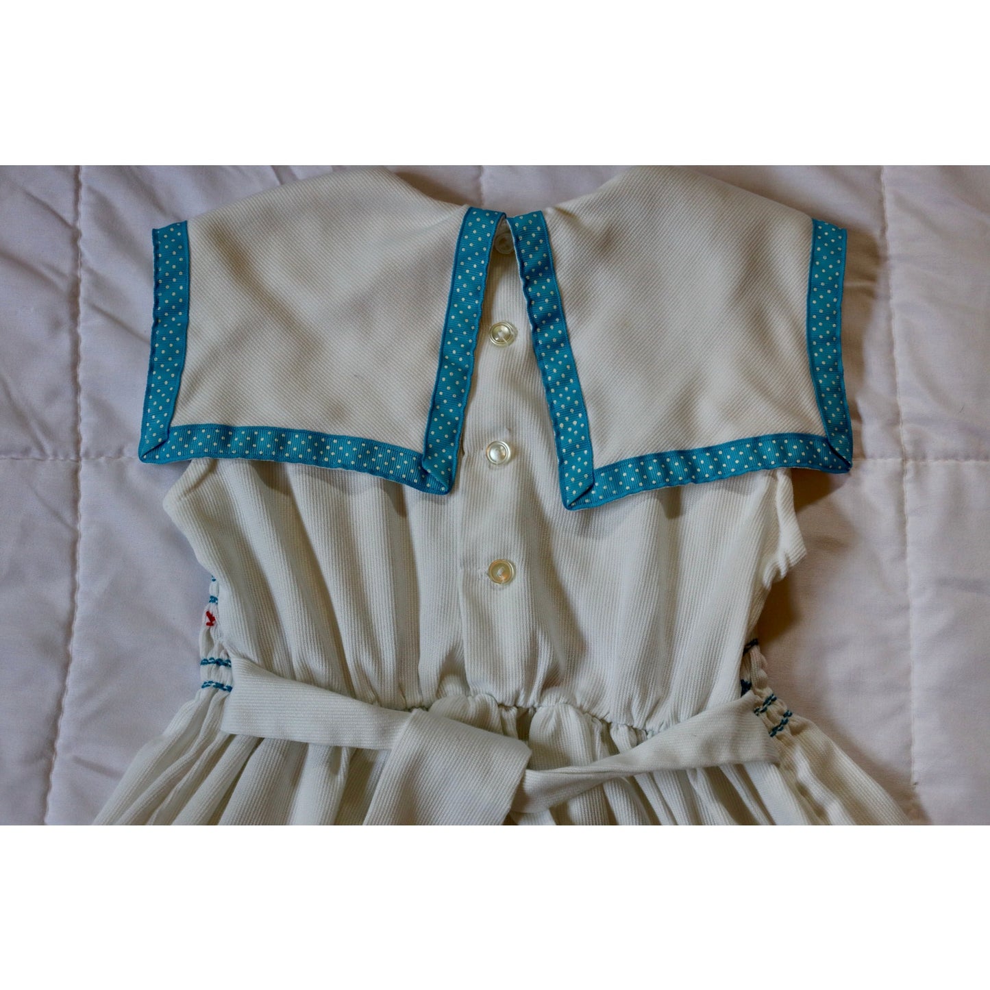 Vintage Polly Flinders Hand Smocked - Sz 6