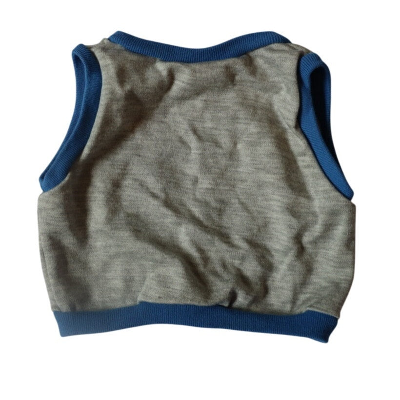 Vintage Puppy Dog Vest - 3-6m