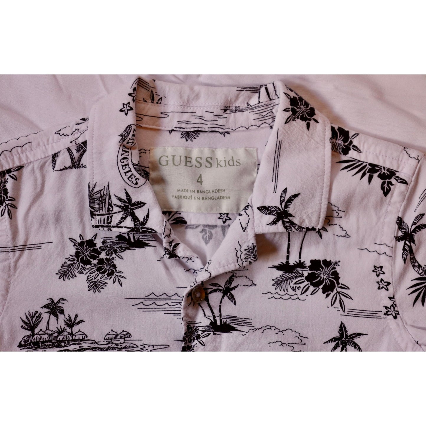 Guess Kids Hawaiian Shirt - Sz 4