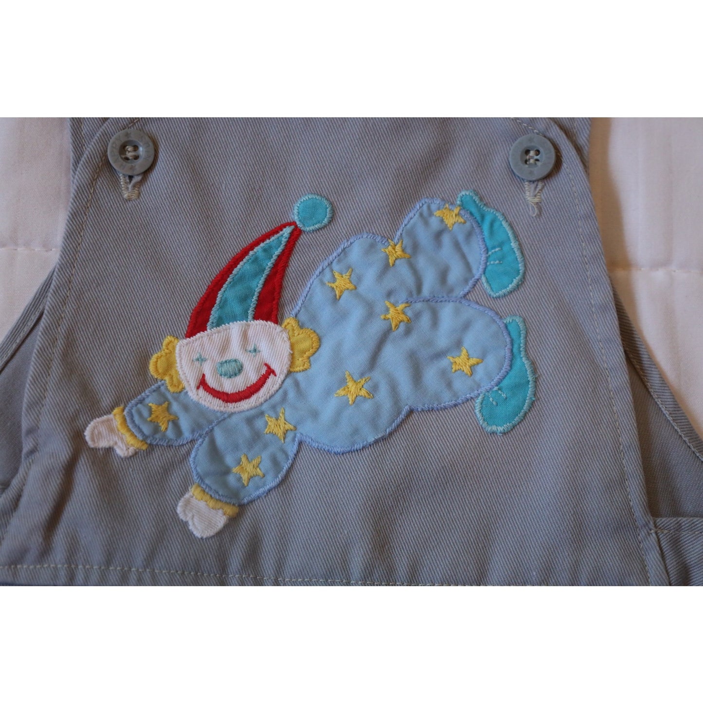 Vintage Happy Kids Circus Overalls - 18m