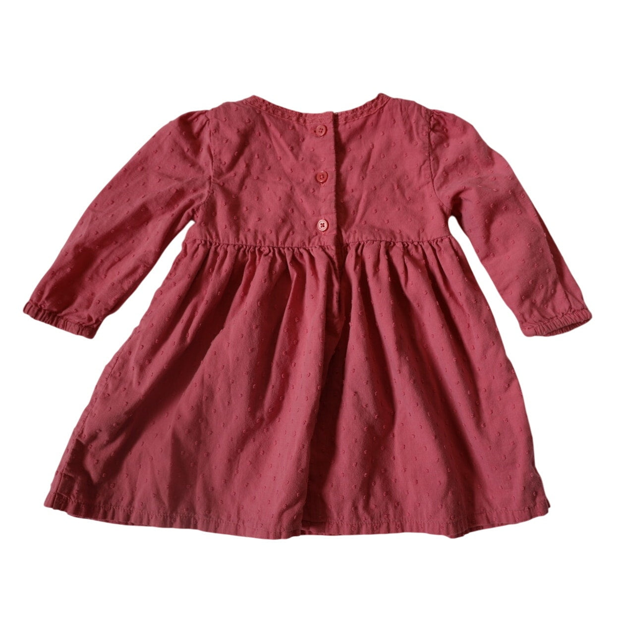 Baby B'gosh Pink Cotton Dress - 9m
