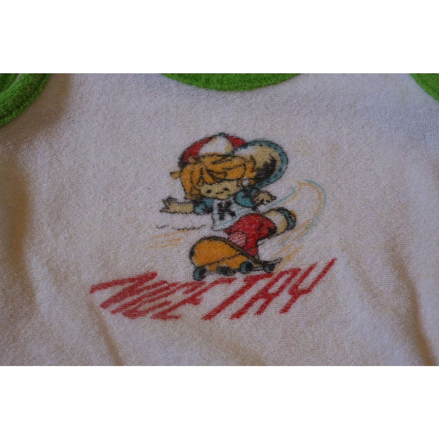 Vintage Terrycloth "Nice Try" Onesie - 18-24m