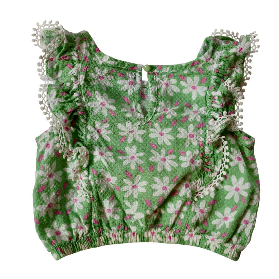 Tahari Girl Flower Power Top - Sz 6
