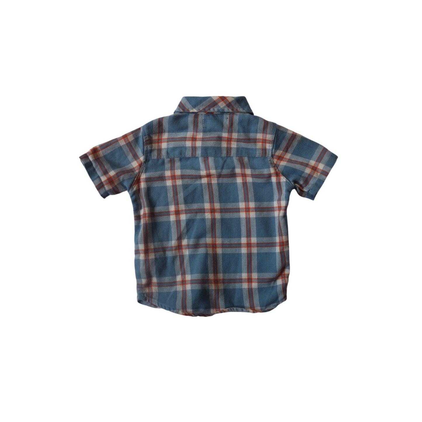 Plaid Button Down - 18m