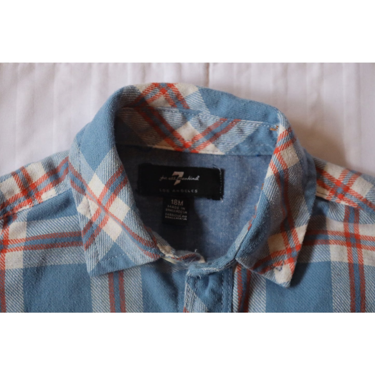 Plaid Button Down - 18m