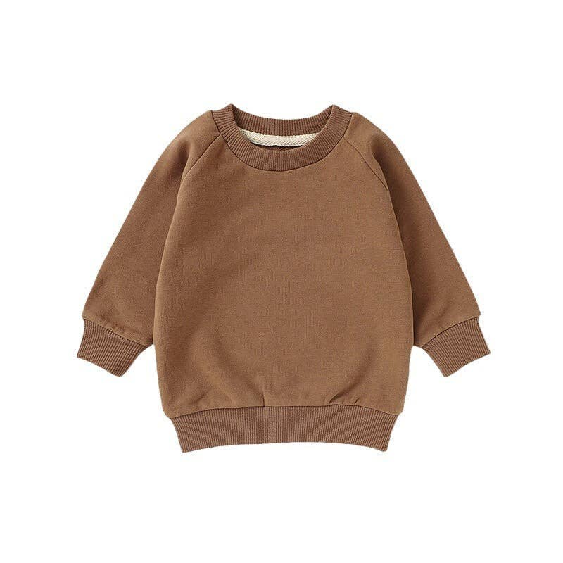 Organic Cotton Baby Sweatshirt Long Sleeve Kids Sweatshirt