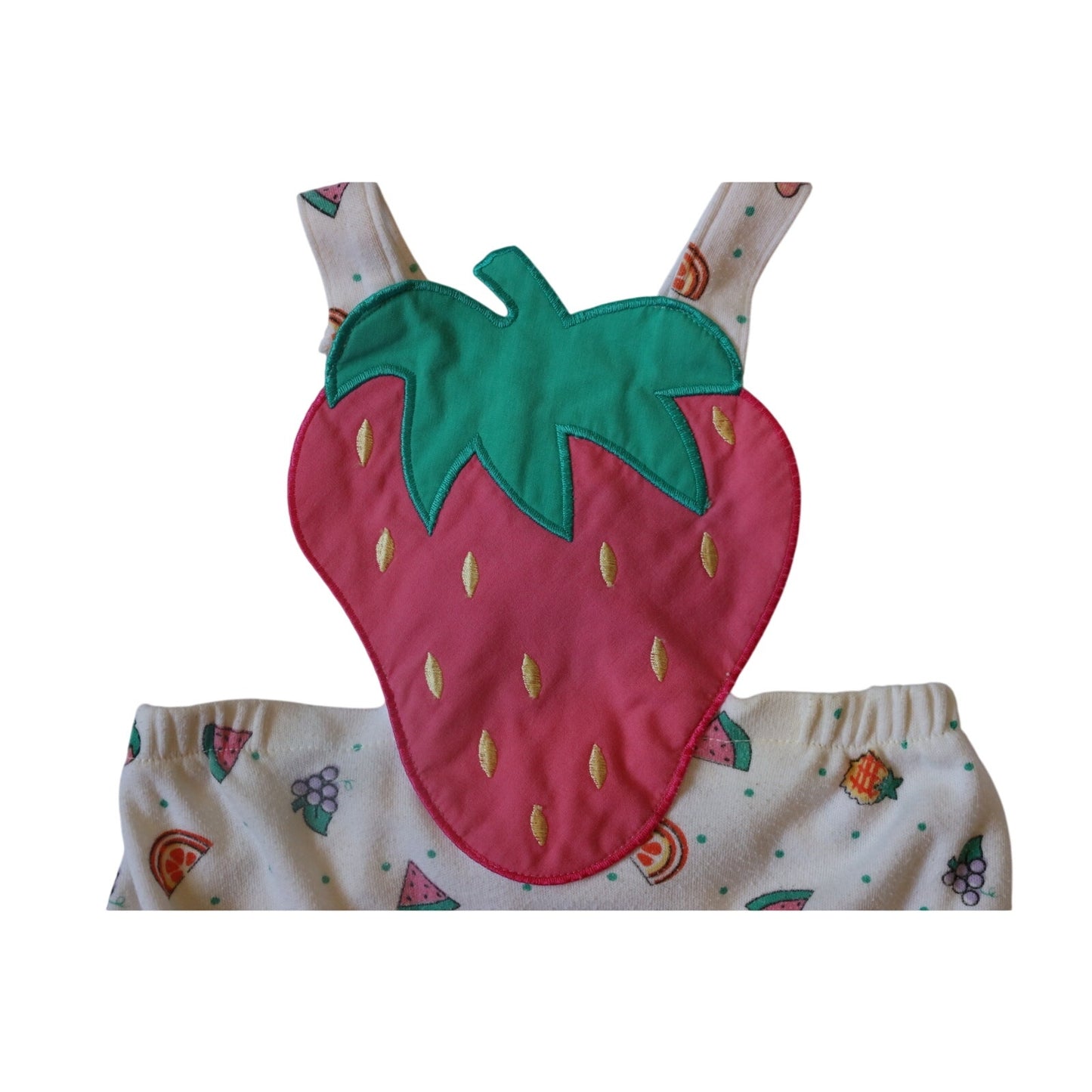 Vintage Strawberry Romper - 18m