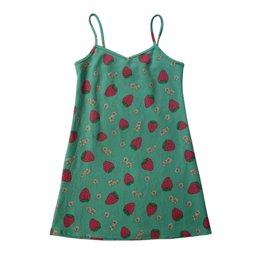Jenna & Jessie Strawberry Print Dress - Sz 8