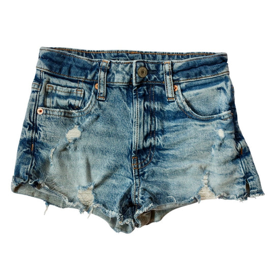 Gap Kids Shortie High Rise Denim Shorts - Sz 7