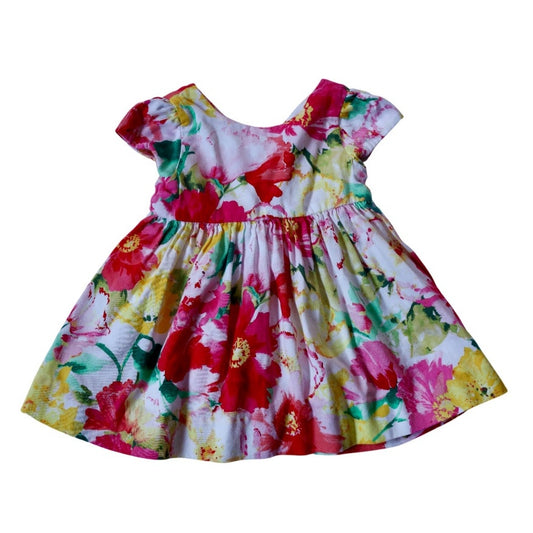 Ralph Lauren Floral Cotton Dress - Sz 3m