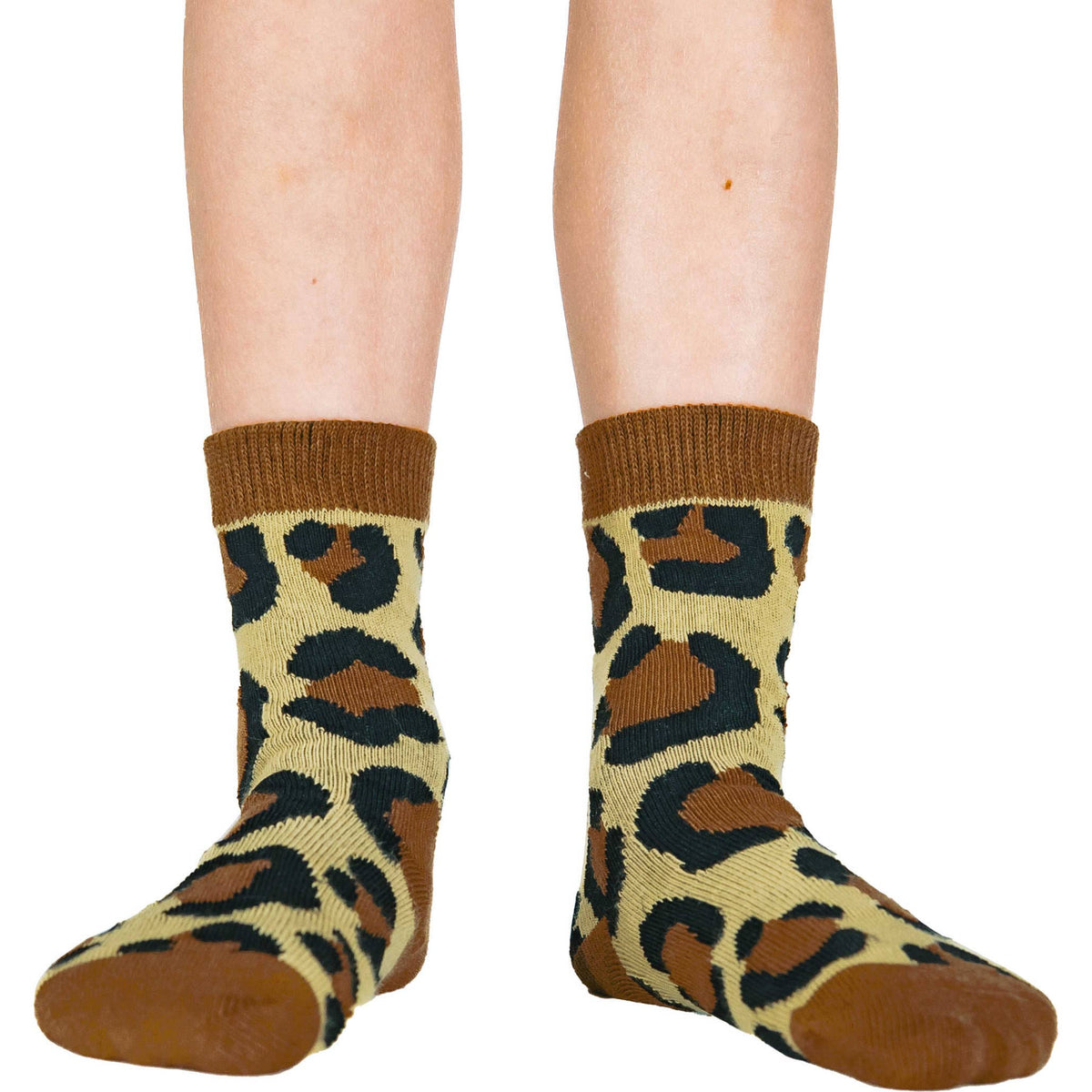 Giraffe, Leopard and Tiger Prints Kids Socks / 3-Pack