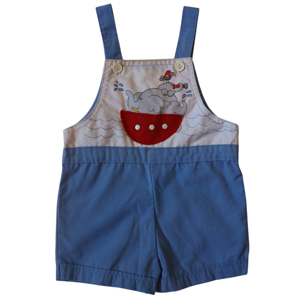Vintage Tootsie Roll by M. Hidary Elephants Romper - 18m