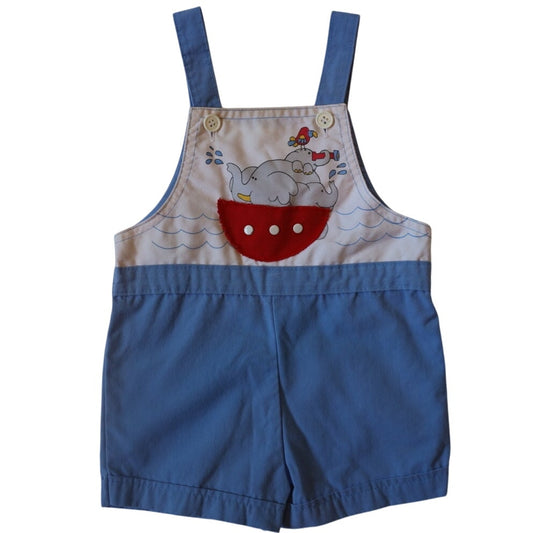 Vintage Tootsie Roll by M. Hidary Elephants Romper - 18m
