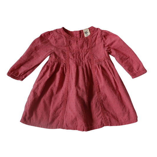 Baby B'gosh Pink Cotton Dress - 9m