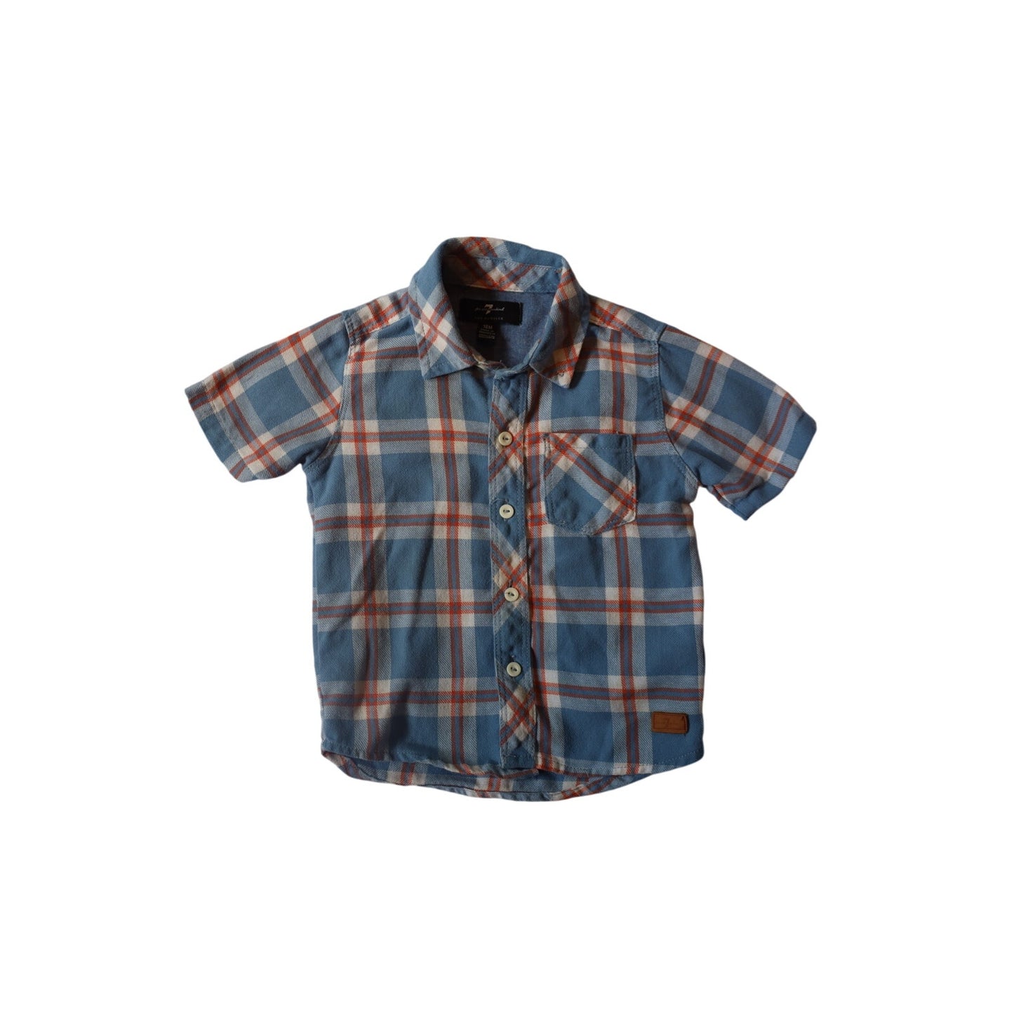 Plaid Button Down - 18m