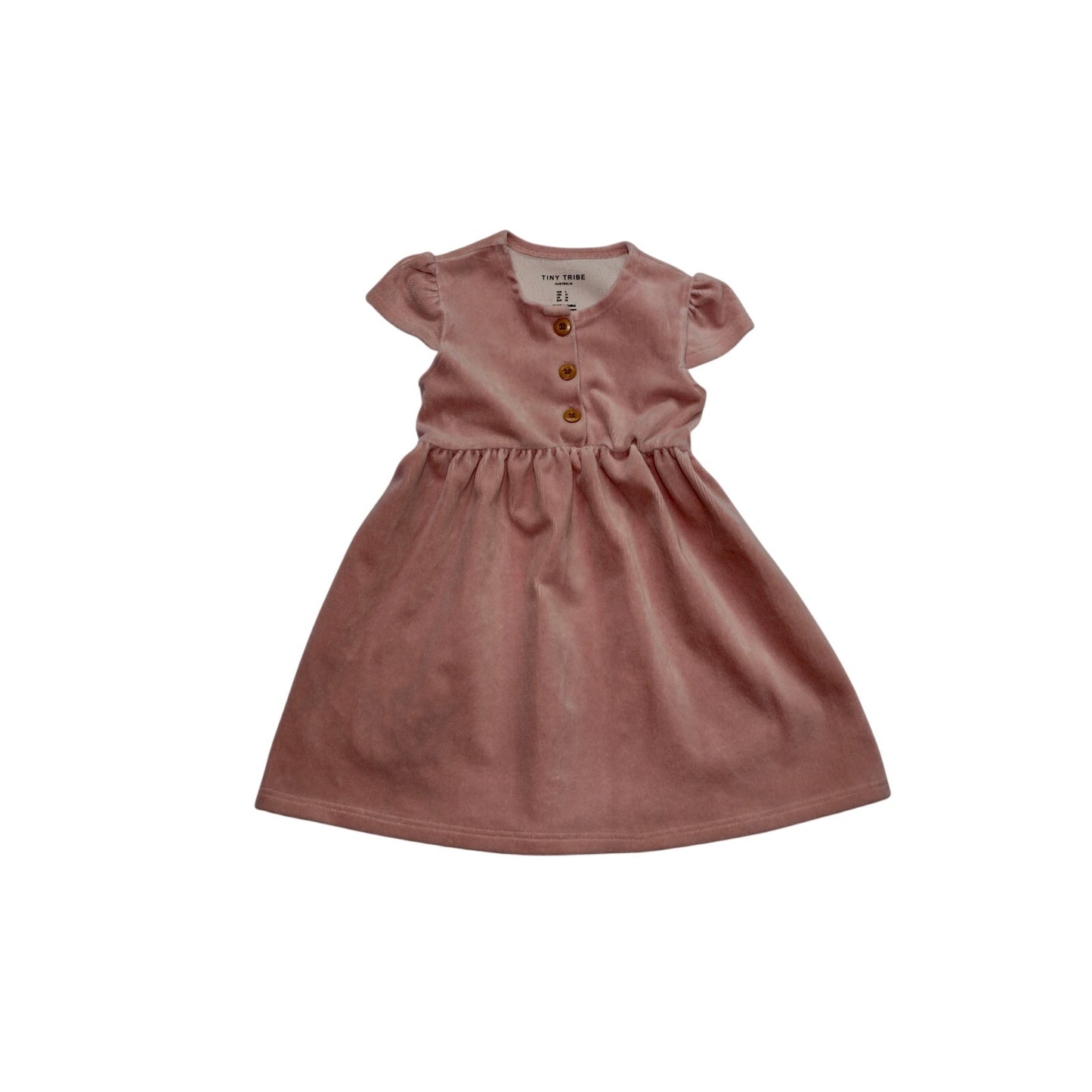 Tiny Tribe 3T Pink Corduroy Dress