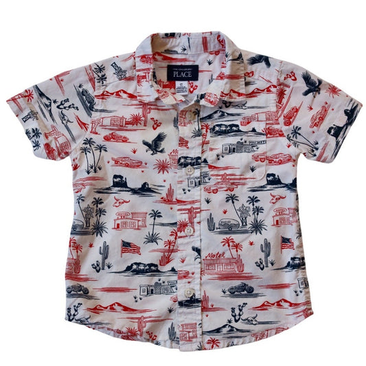 The Children's Place Motel Motif Shirt - Sz 2T