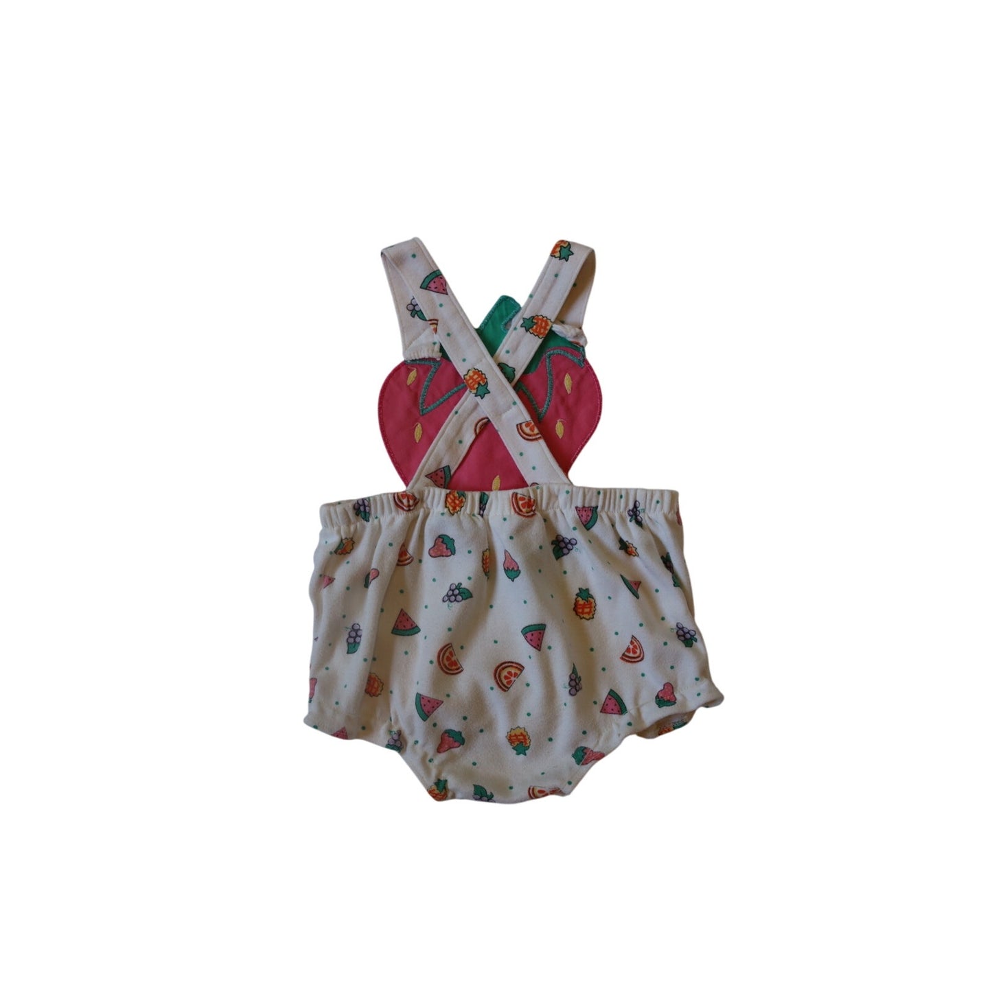 Vintage Strawberry Romper - 18m