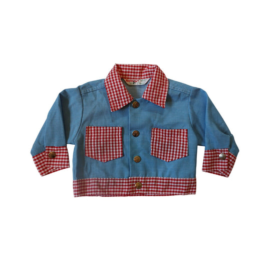 Vintage Healthtex Plaid Jacket - 12m