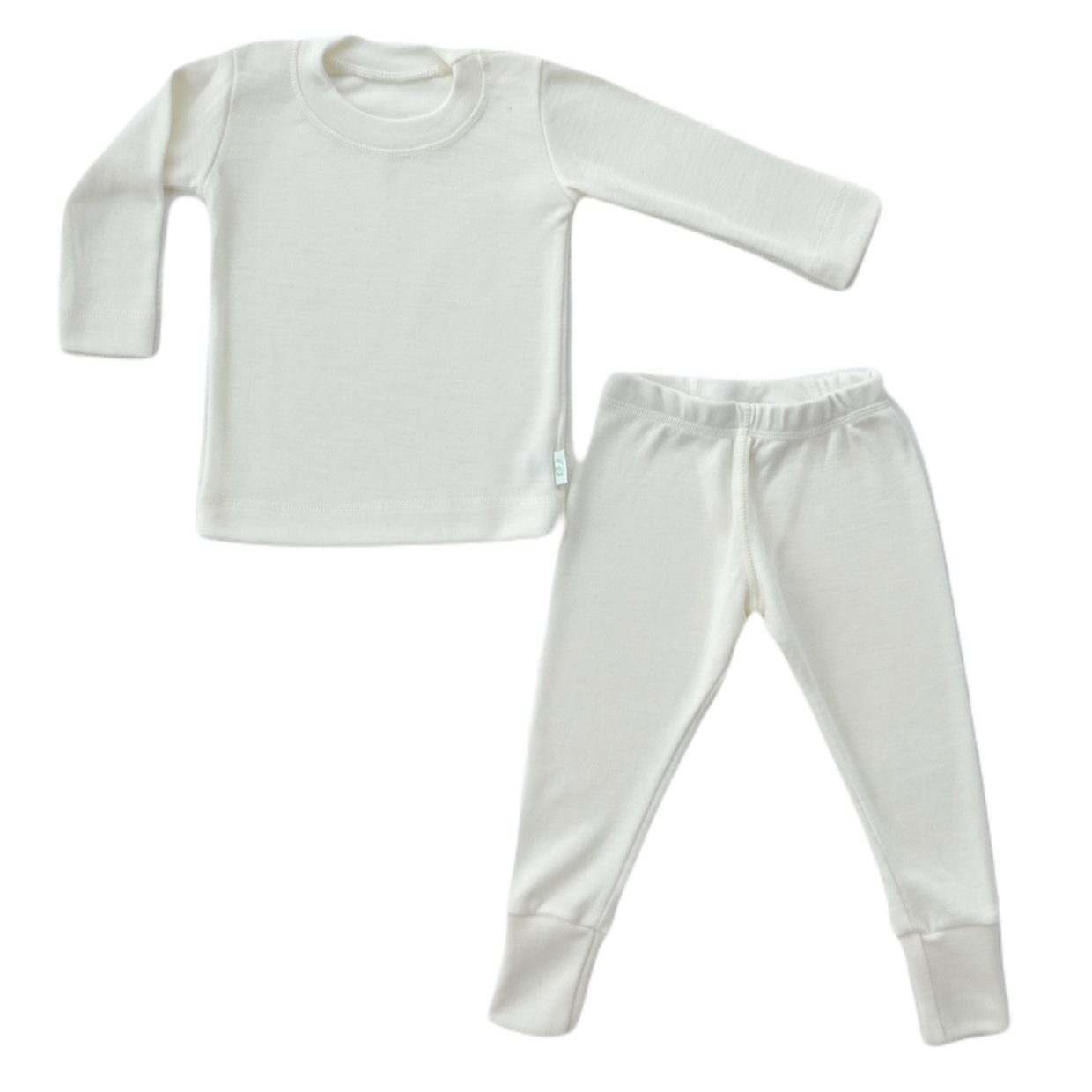 Merino Thermal Base-layer Set - off-white snow