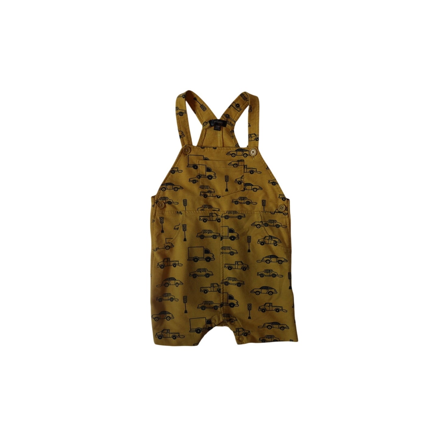 Yellow Automobile Coveralls - 24m
