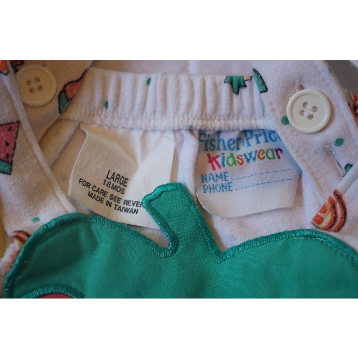 Vintage Strawberry Romper - 18m