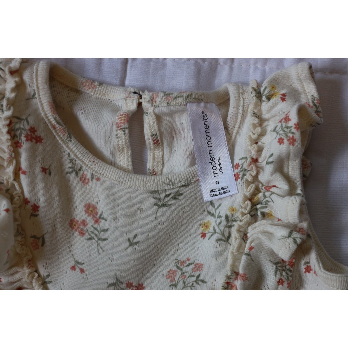 Two-Piece Cotton Floral Set - 2T