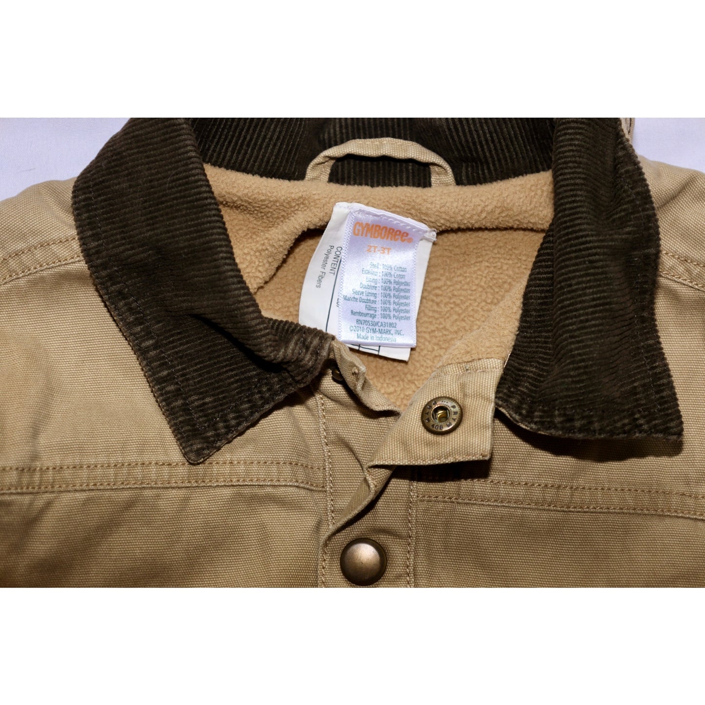 Gymboree 2T-3T Hunting Jacket