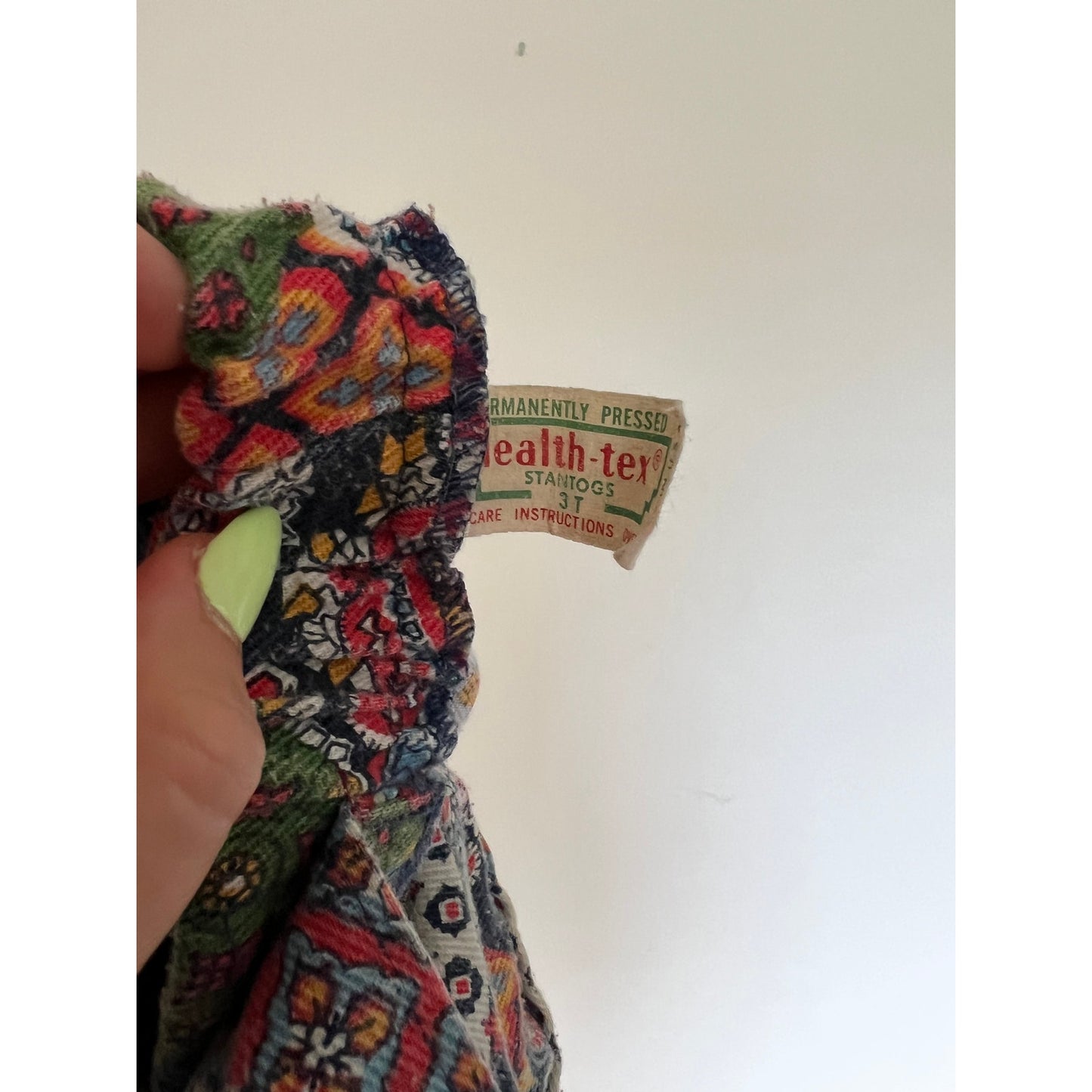 Vintage Healthtex Patchwork Jumpsuit