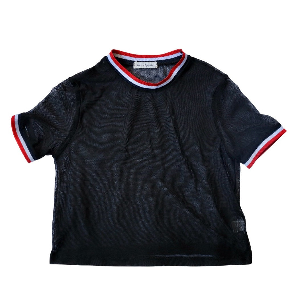 Mesh Ringer Overshirt - Sz 10